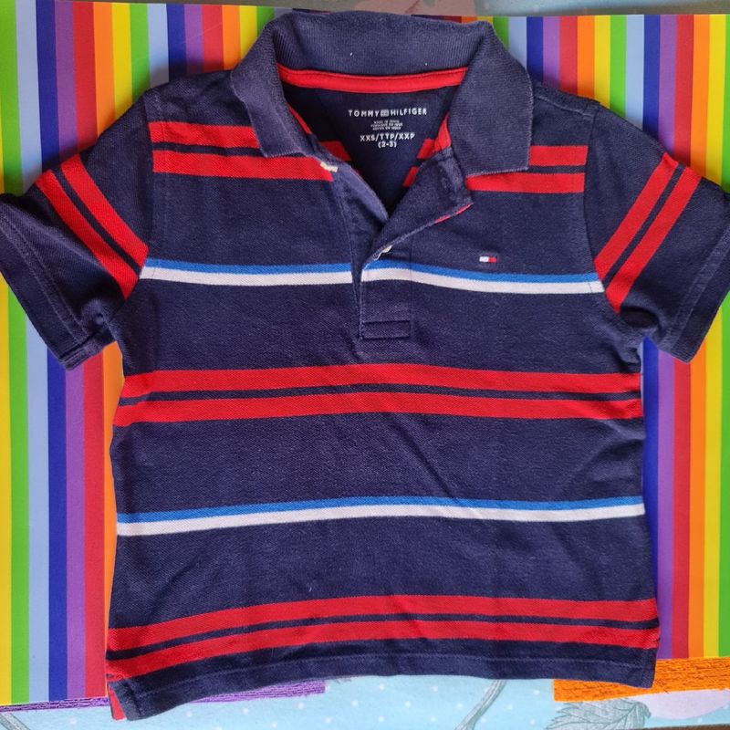 Camisa tommy hot sale hilfiger infantil