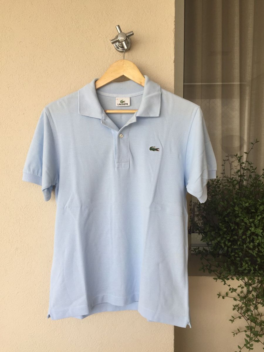 Camisa Polo Lacoste Azul Bebe Camisa Masculina Lacoste Usado Enjoei