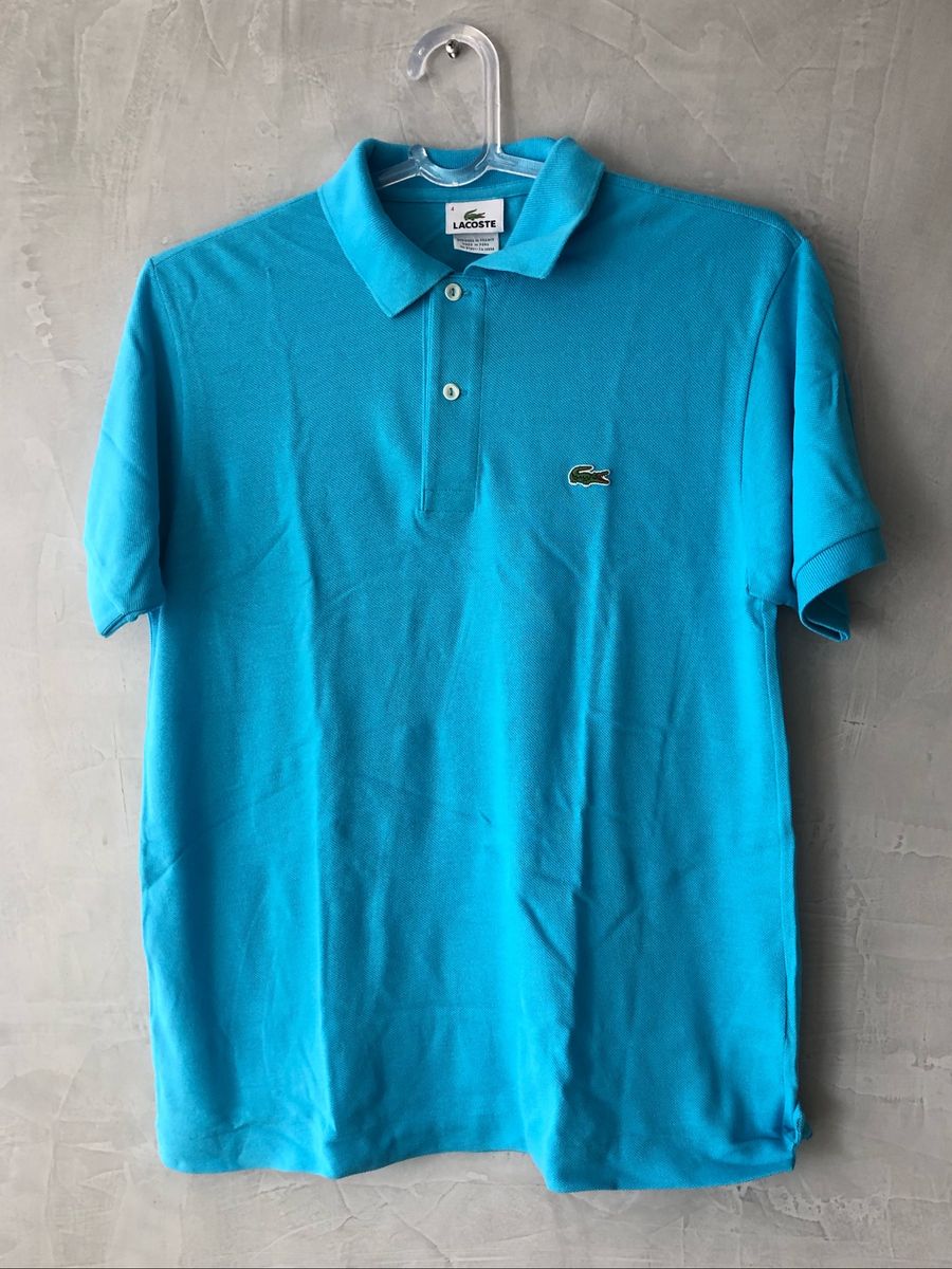 Camisa Polo Lacoste Azul Bebe Camisa Masculina Lacoste Usado Enjoei