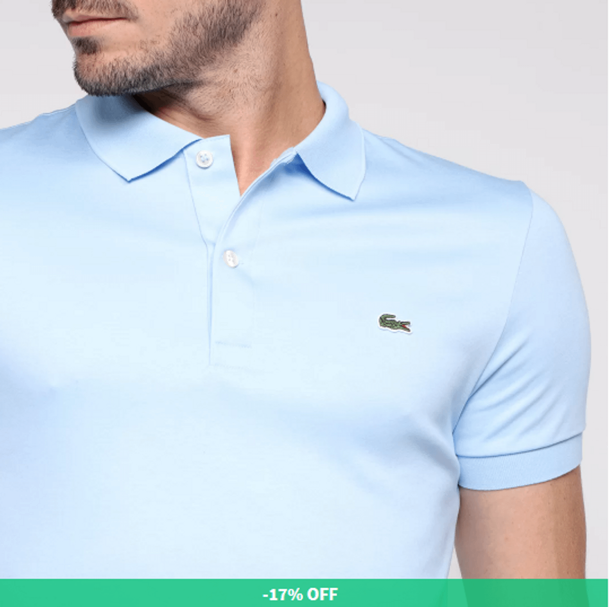 Camisa Polo Lacoste Regular Fit Algodão Leve Masculina - Camisas