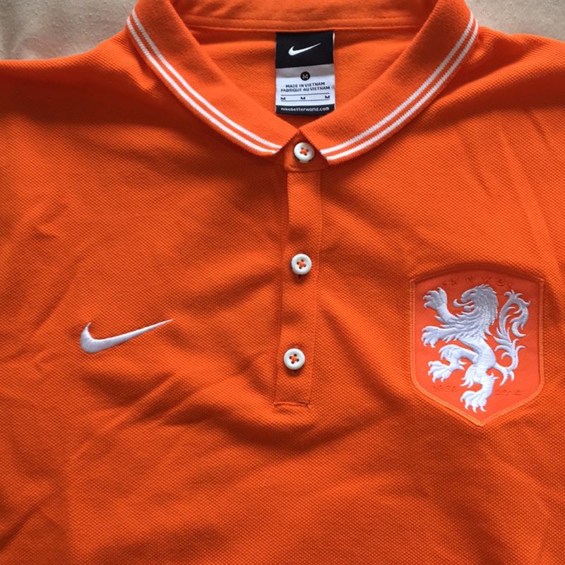 Camisa Polo Oficial da Seleção da Holanda Original da Nike | Camisa  Masculina Nike Usado 41060008 | enjoei