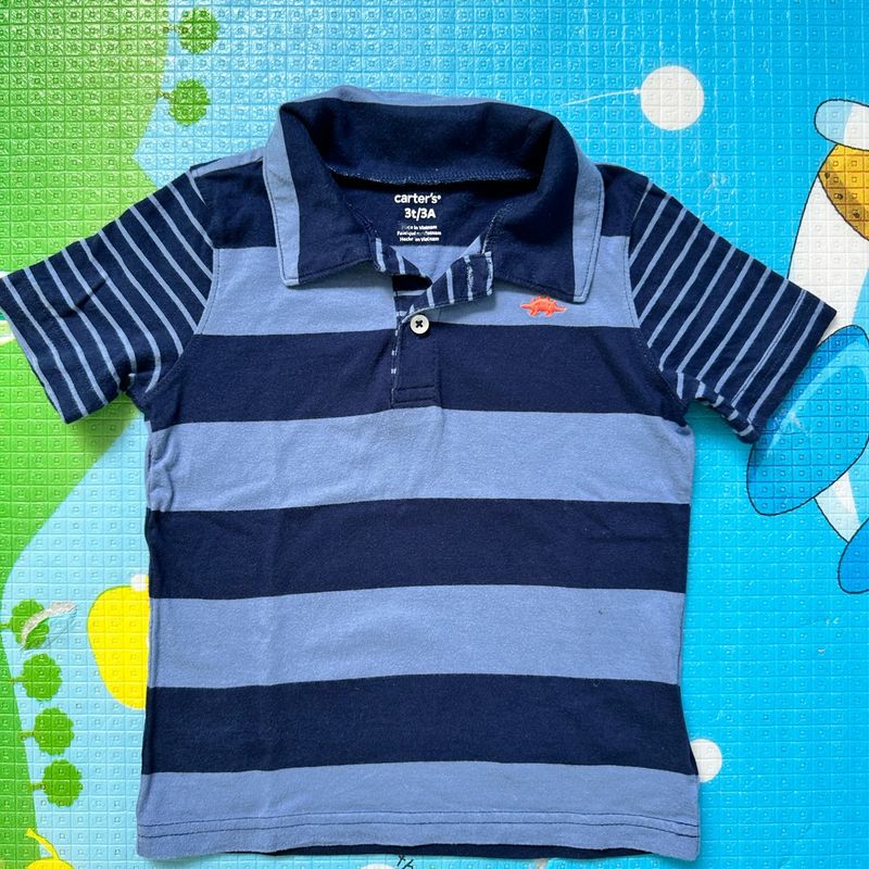 Camisa Polo Menino Carters Tam 3 | Carter S Usado 96268187 | enjoei