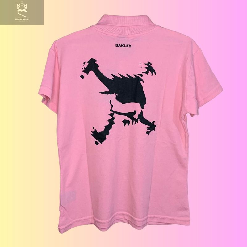 Camisa Polo Oakley Feminina Rosa Skull | Camisa Feminina Nunca Usado  92091067 | enjoei