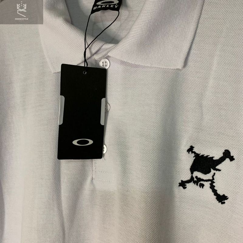 Camisa Polo Oakley Skull Branca (Gg)