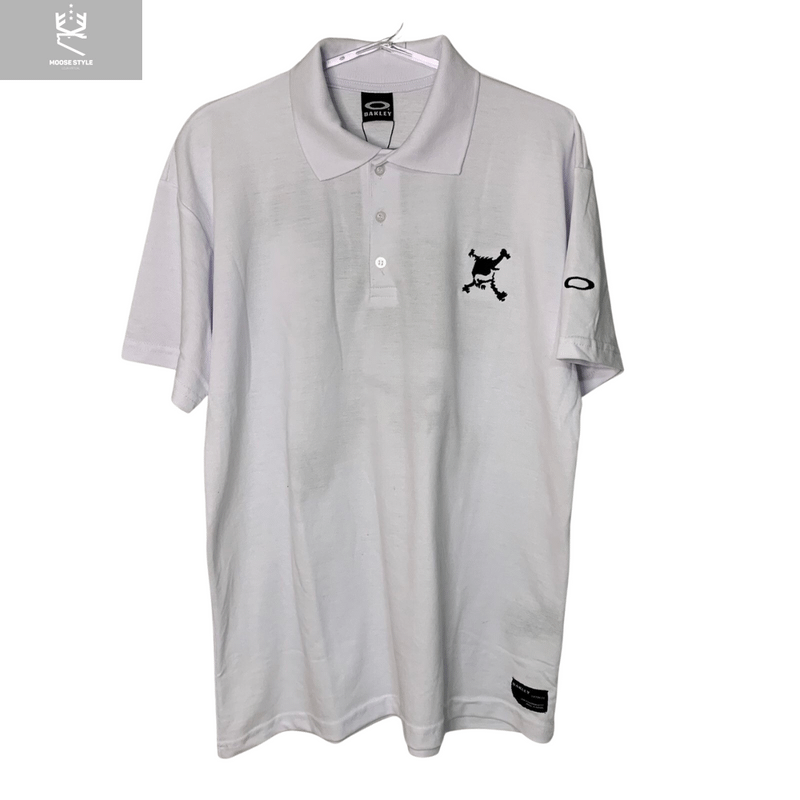 Camisa Polo Oakley Feminina Vermelha Skull