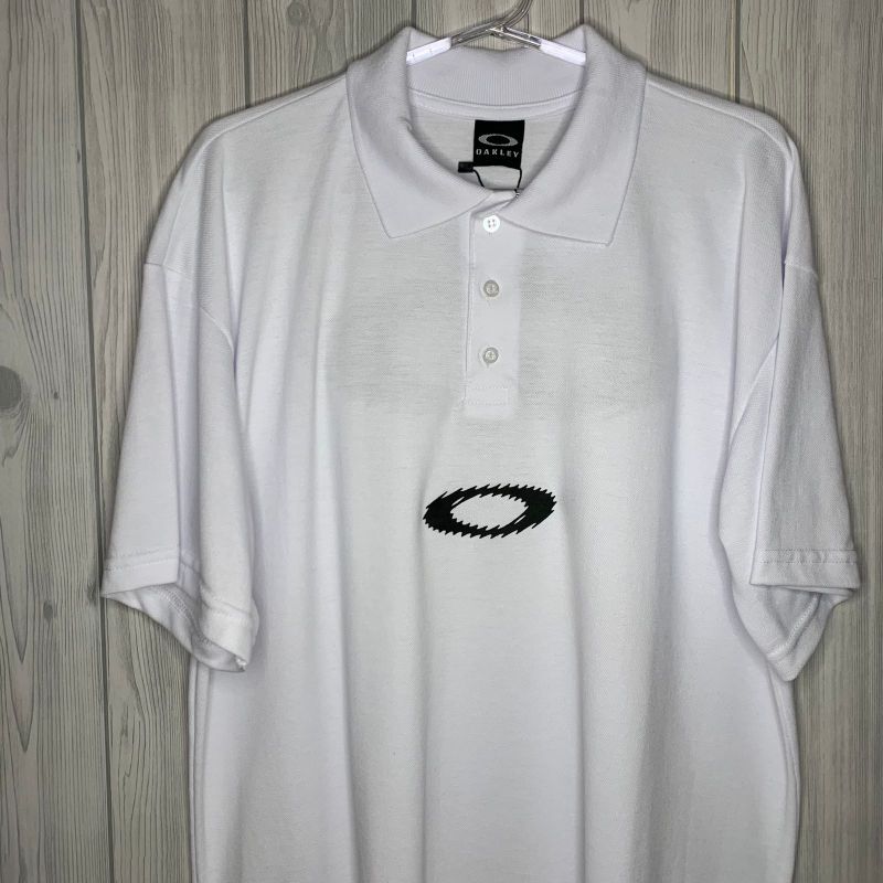 Camisa Polo Oakley Skull Branca (Gg), Camisa Masculina Oakley Nunca Usado  91673749