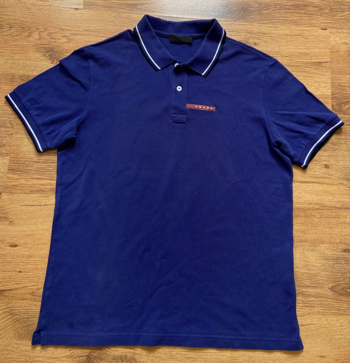 19aw shirt ポロシャツ Prada polo Archive navy