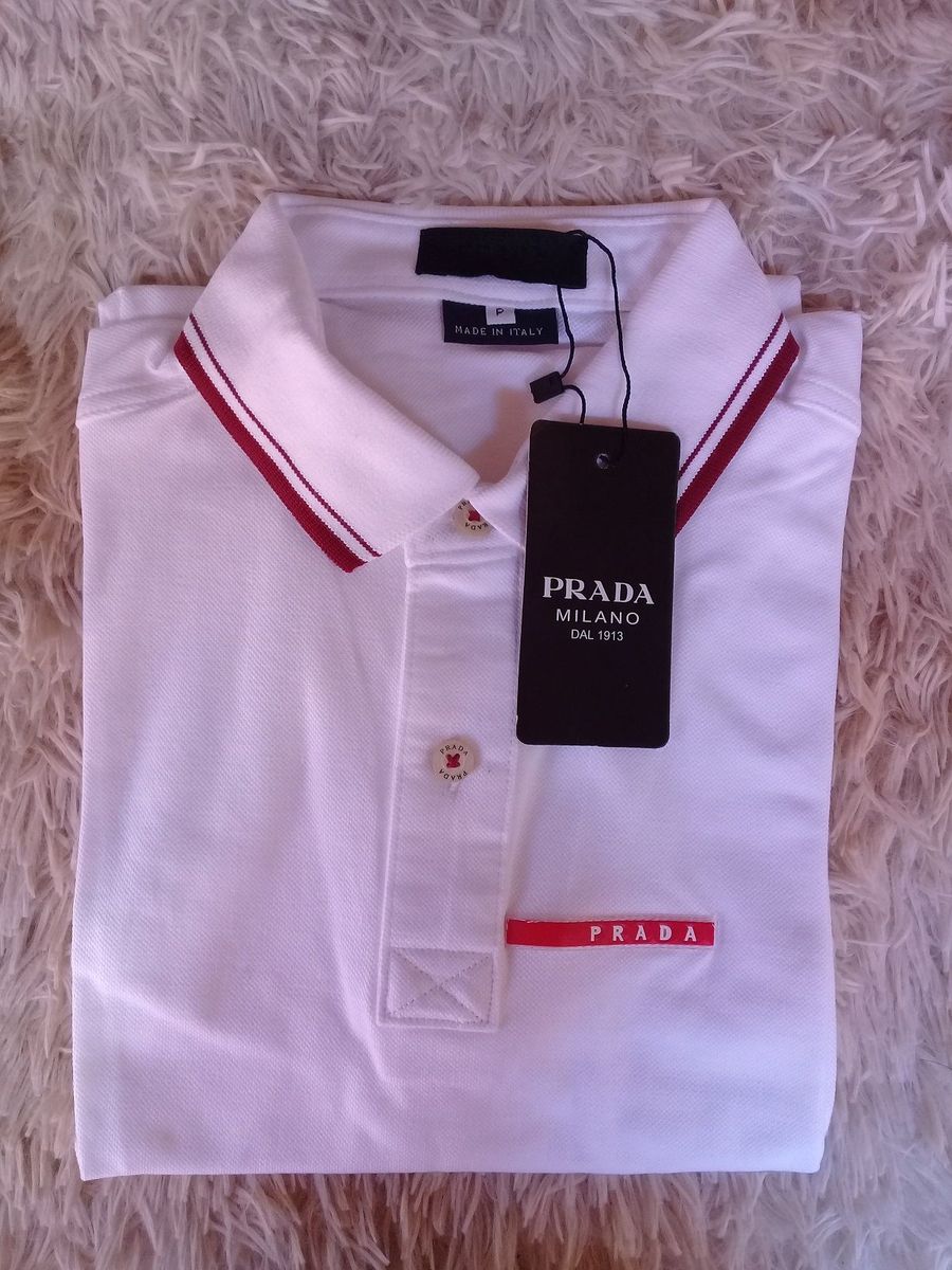 Polo prada outlet bianca