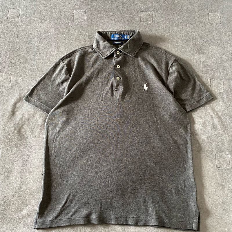 Camisa Polo Ralph Lauren Cinza Anos 2000 | Ralph Lauren Usado