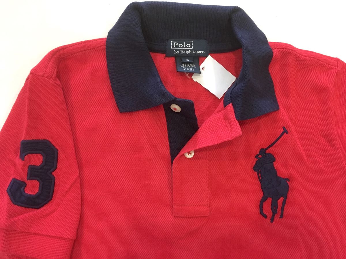 camisa ralph lauren infantil