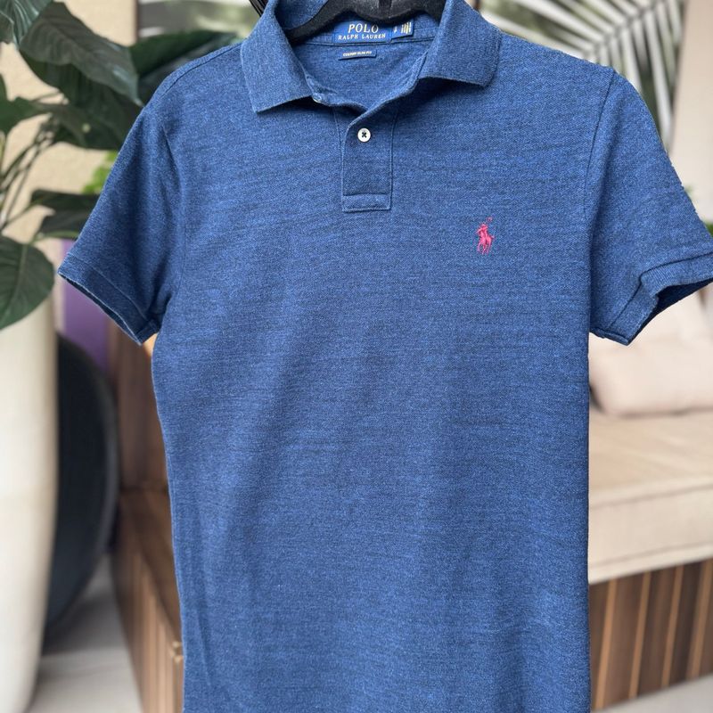 Camisa Polo Ralph Lauren Marca De Roupa Cavalo Camiseta Marinho