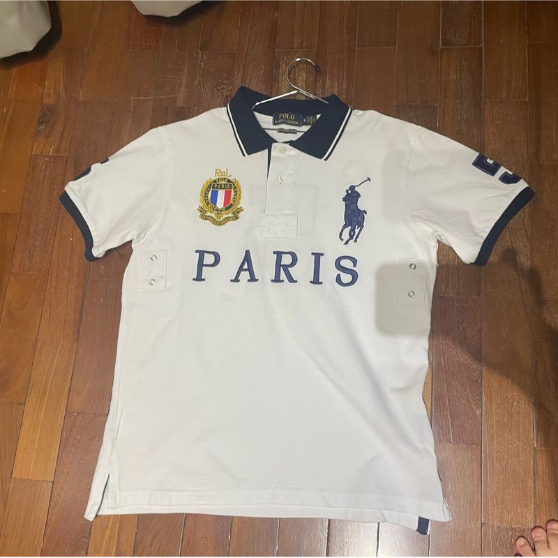 Camisa Polo Ralph Lauren Paris Branca - Tamanho M - Chief Keef