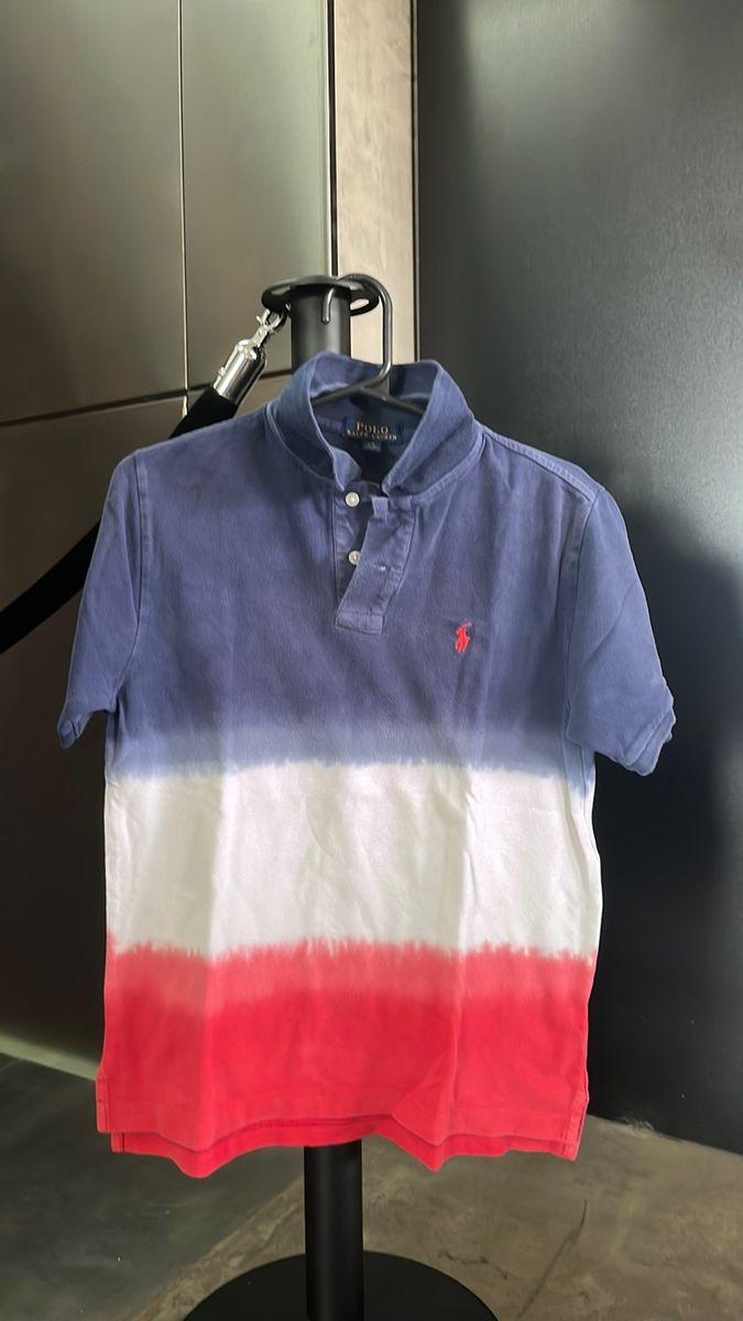 Camisa Polo Ralph Lauren Tamanho 15 Anos Tie Dye | Polo Ralph
