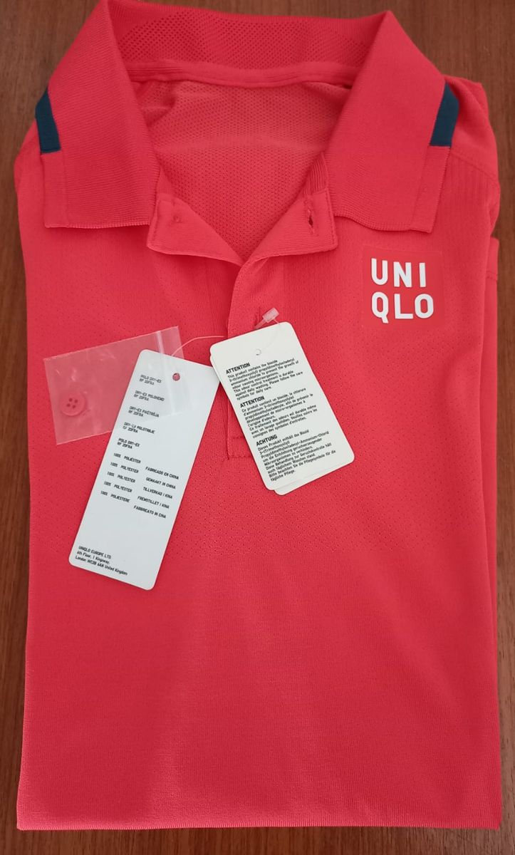 Camisa Polo Uniqlo Dry-ex Lançamento - Uniqlo Em Promoção