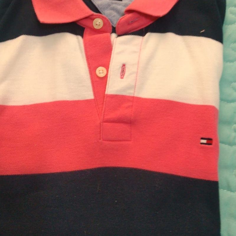 Camisa Polo Corações Tommy Hilfiger