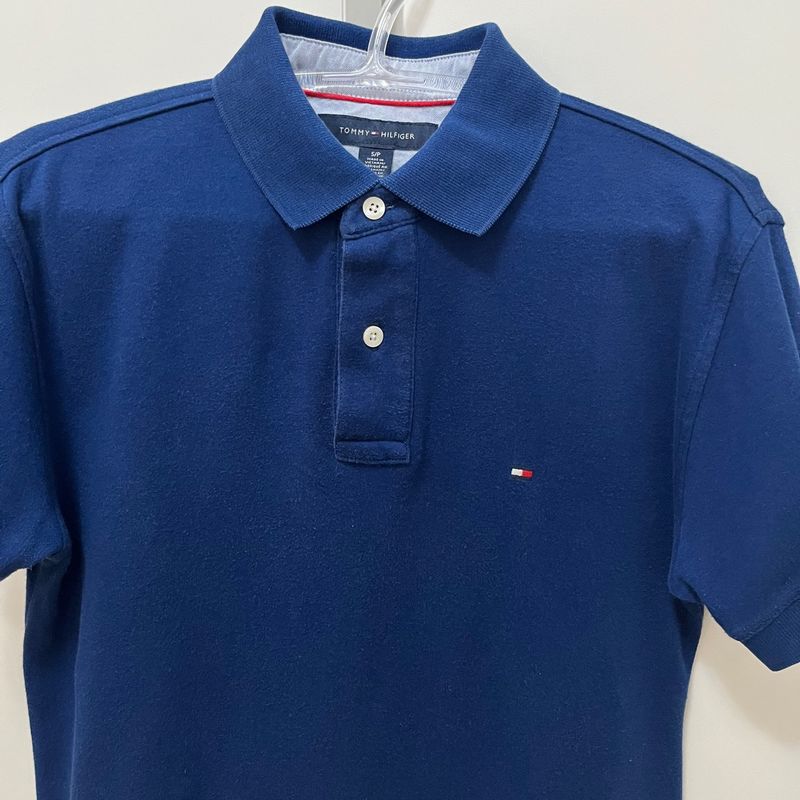 CAMISA POLO TOMMY HILFIGER AZUL MARINHO