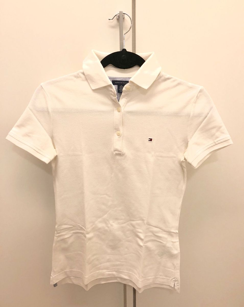 Camiseta Tommy Hilfiger Listrada Branca - Compre Agora, Dafiti Brasil