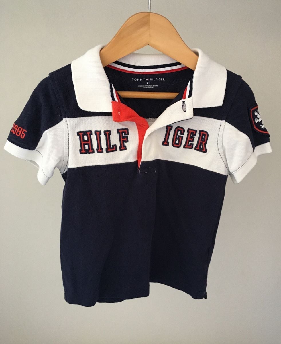 polo tommy hilfiger vermelha