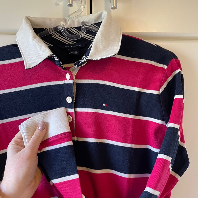 Camisa Polo Tommy Hilfiger, Camisa Feminina Tommy Hilfiger Usado 83059668