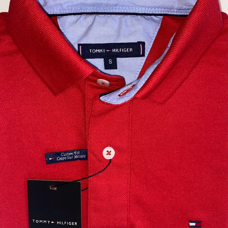 Camisa Polo Tommy Hilfiger Vermelha