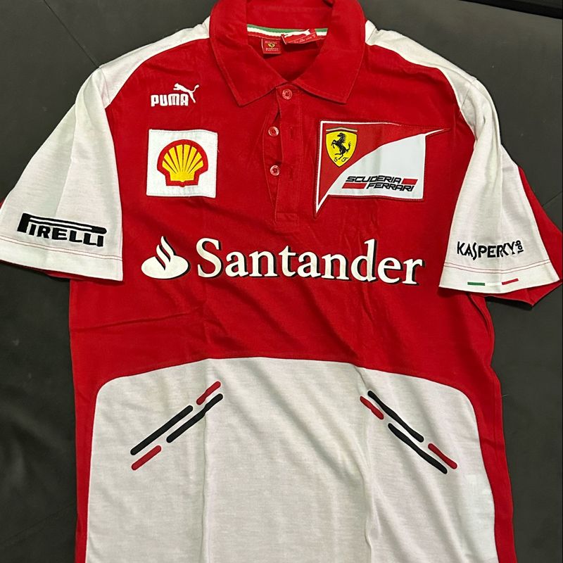 Camisa polo 2024 puma ferrari santander