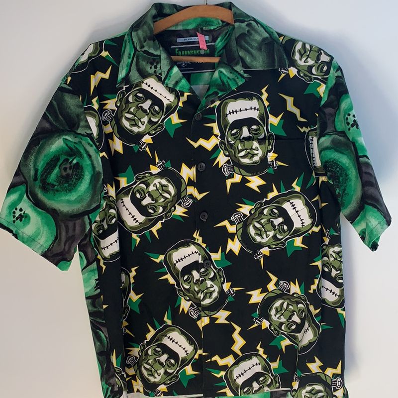 Camisa Prada Frankenstein Camisa Masculina Prada Usado 43986201