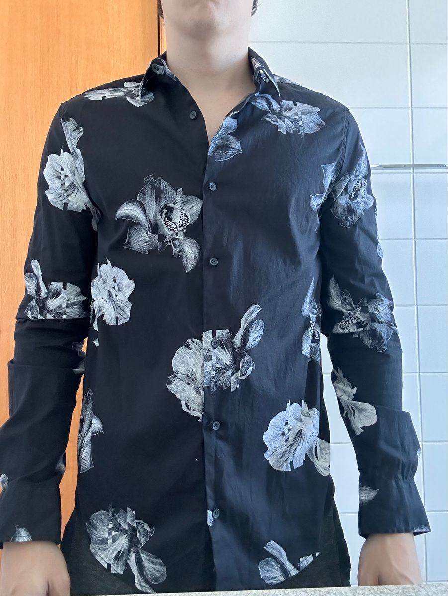 Camisa store estampada riachuelo