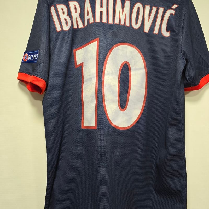 Camisa Psg Home 13-14 Ibrahimovic 10 Champions League Oficial