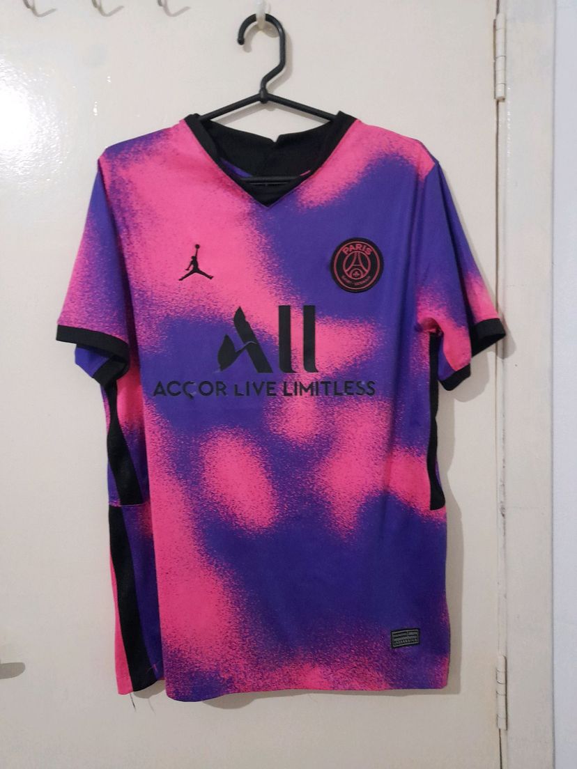 Camisa Psg Jordan Roxa e Rosa G | Camiseta Masculina Usado 139413497 ...