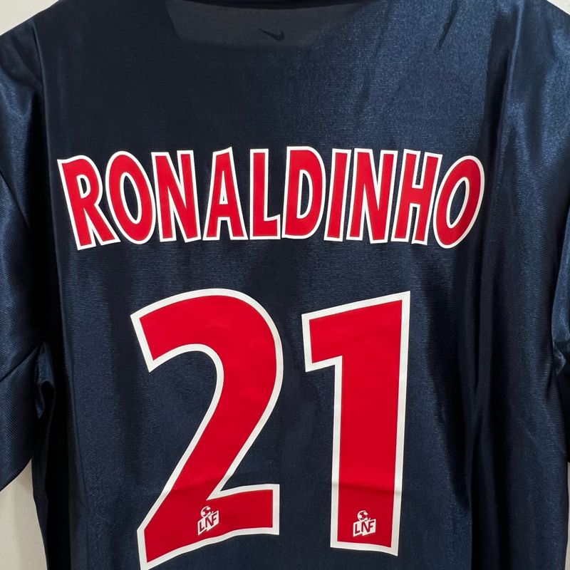 Camisa Psg Nike Ronaldinho 21 | Nike Usado 104205661 | enjoei