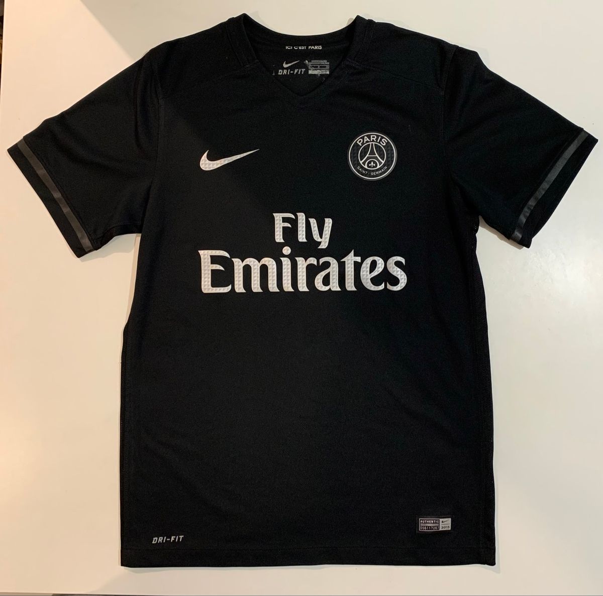 Nike psg black jersey deals