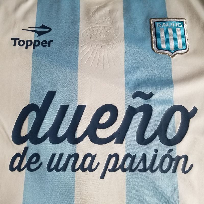 Linda Camisa de Jogo do Racing Club da Argentina Topper #2 Futebol, Roupa  Esportiva Masculino Topper Usado 82039572