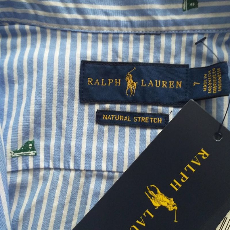 Camisa Ralph Lauren 7 Anos Original com Etiqueta Roupa Infantil para Menino Ralph Lauren Nunca Usado 40692686 enjoei