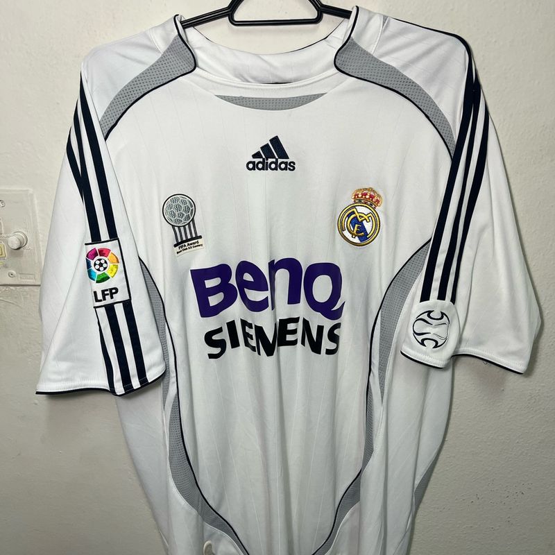 Camisa Rara Real Madrid 2006/2007 Adidas G #10 Robinho | Camisa