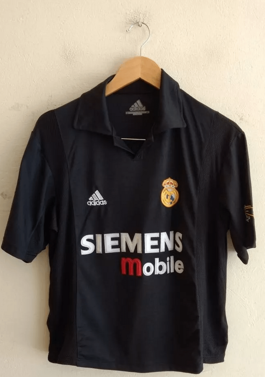 camisa preta do real madrid