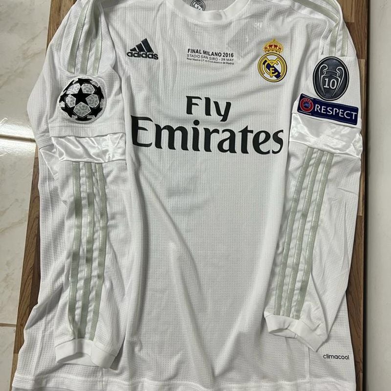 Real Madrid Cristiano Ronaldo CR7 #7 Jersey Final Champions Long Shirt