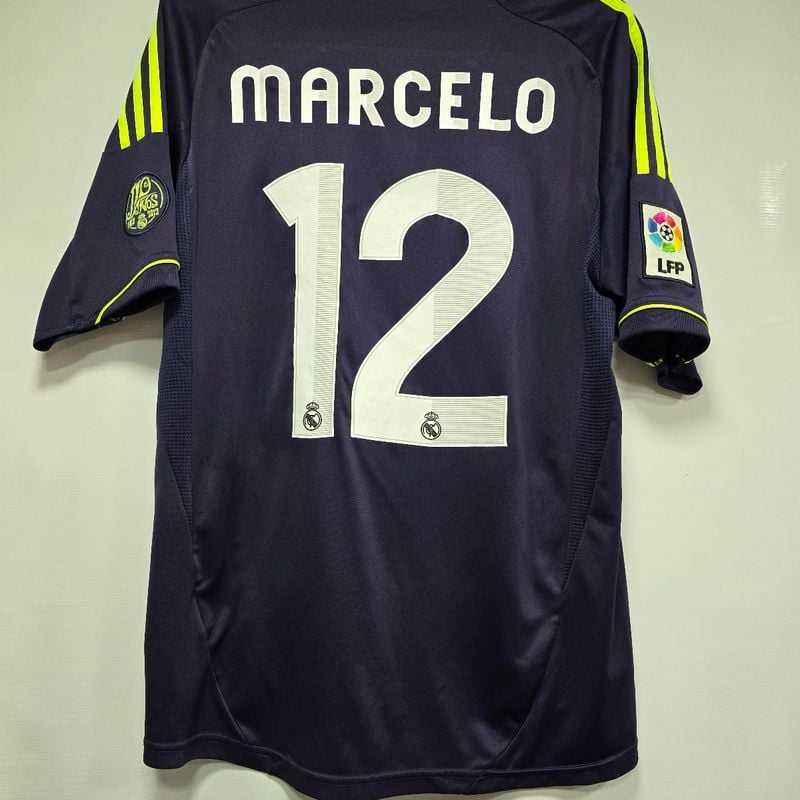 Camisa Real Madrid Away 12-13 Marcelo 12 Lfp Importada | Adidas