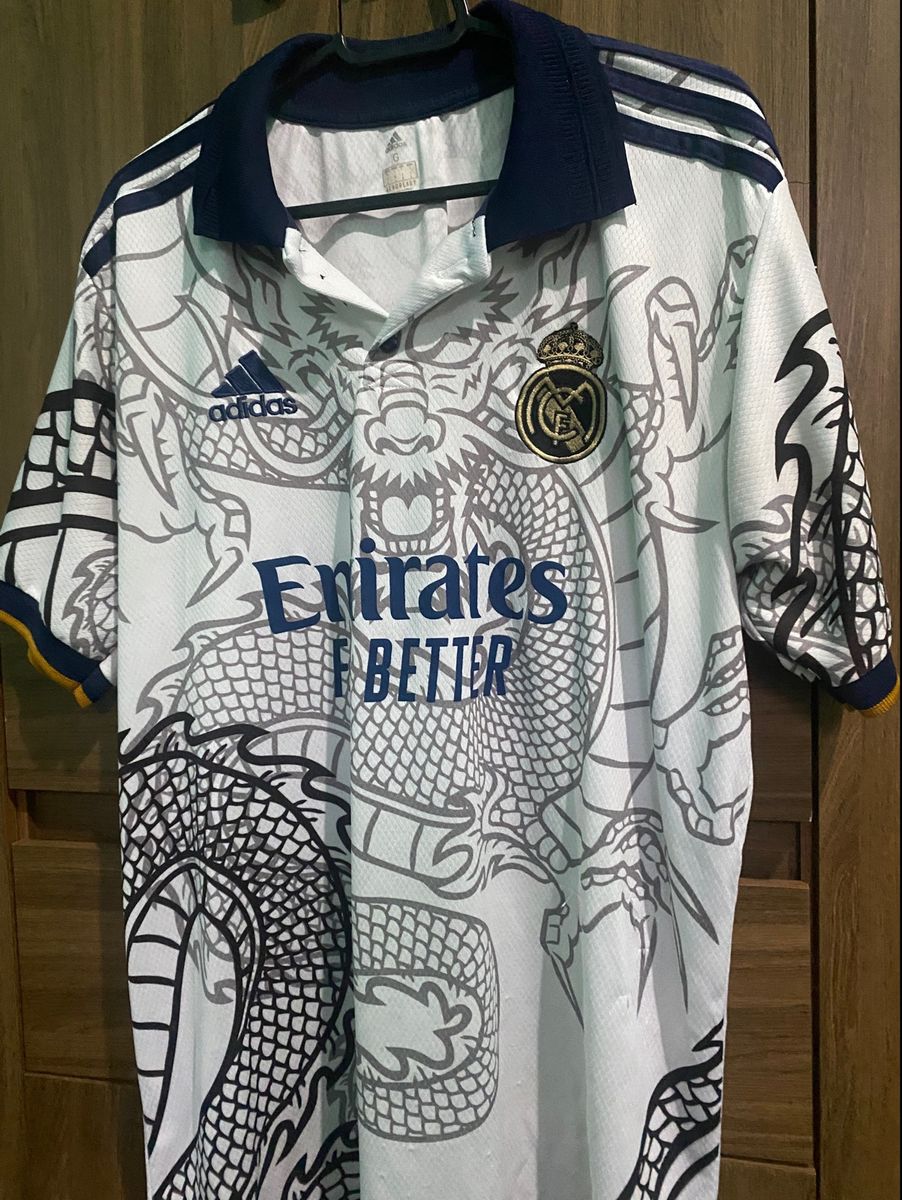 Camisa Real Madrid Edição Especial Dragão 2022/2023 | Camisa Masculina ...
