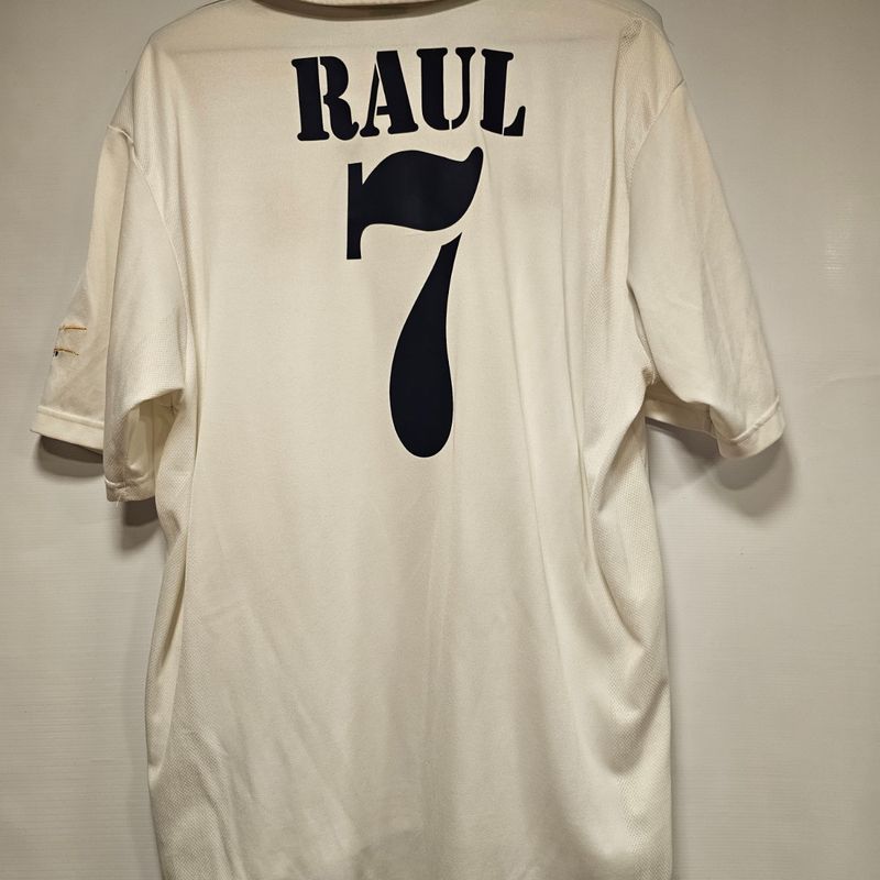 Camisa Real Madrid Home 02-03 Raul 7 Centenário Importada Oficial