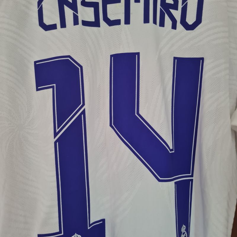 Camisa Real Madrid Home 21-22 Casemiro 14 | Camisa Masculina
