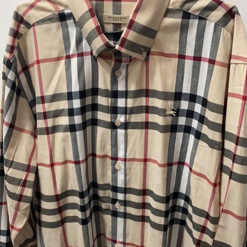 Camisa burberry 2025 feminina replica