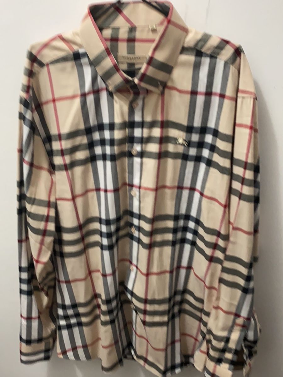 Camisa burberry feminina on sale replica