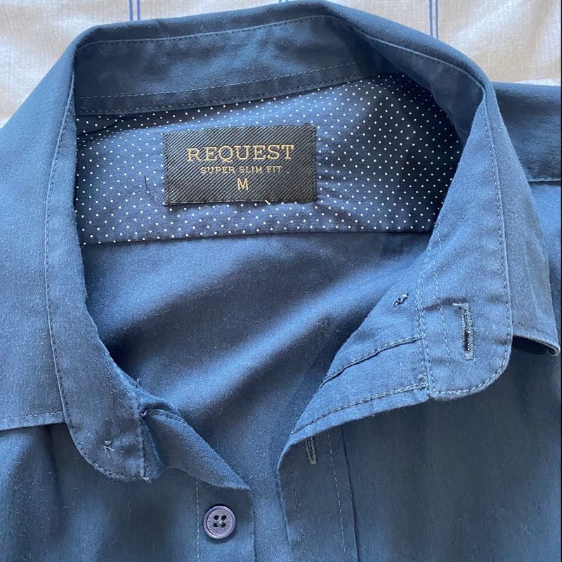 Camisa Request Super Slim Fit M | Camisa Masculina Request Usado