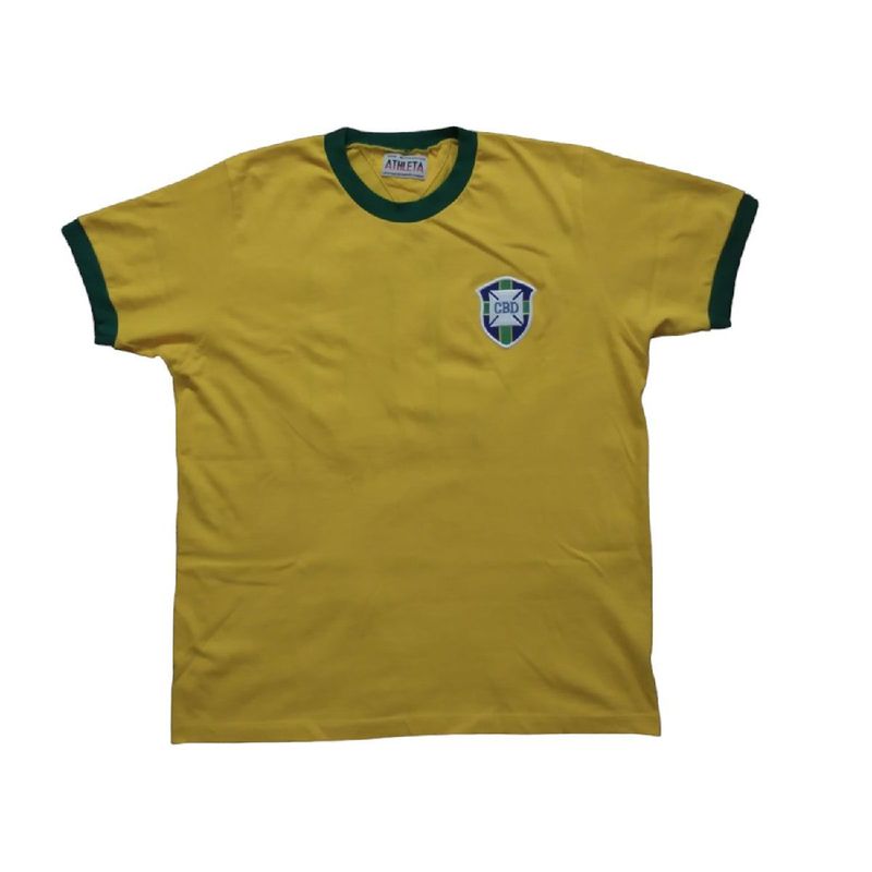 Camisa Brasil Copa de 70, Roupa Esportiva Masculino Athleta Nunca Usado  92351670