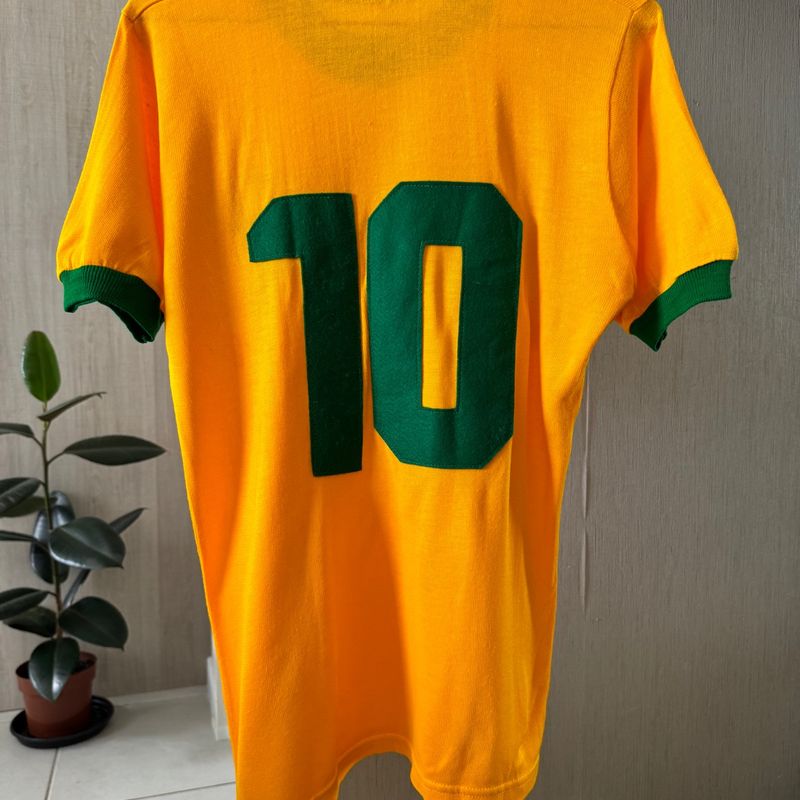 Camisa Brasil - Retrô - Nº 10 Pelé