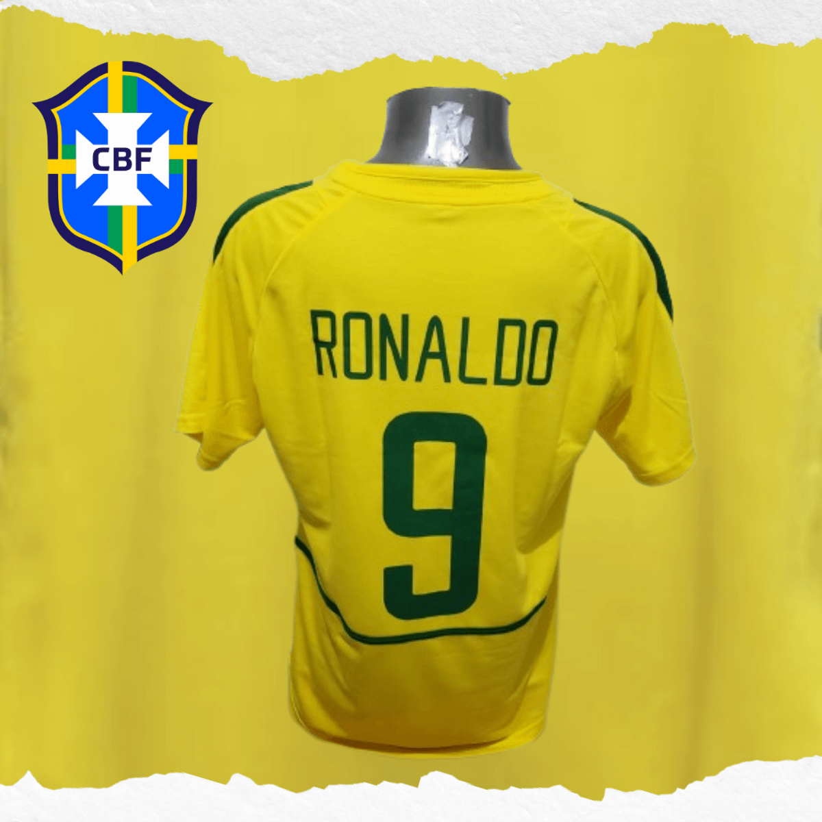 Camisa Retro Brasil Copa 2002 Ronaldo Fenomeno 9 | Camisa Masculina Nunca  Usado 95960230 | enjoei