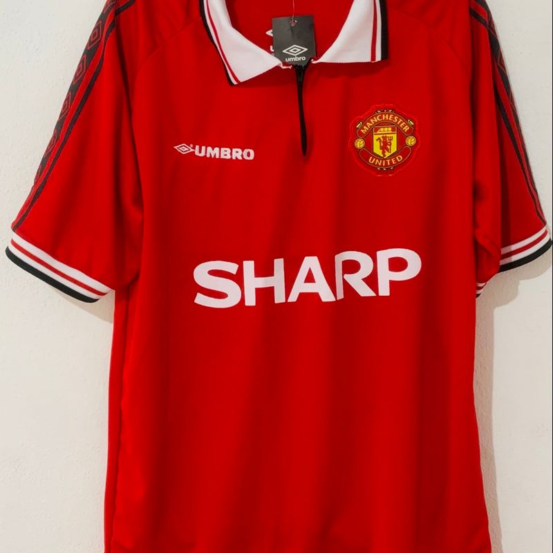 Camisa Retrô Manchester United Beckham 7 - Promoção | Umbro Nunca