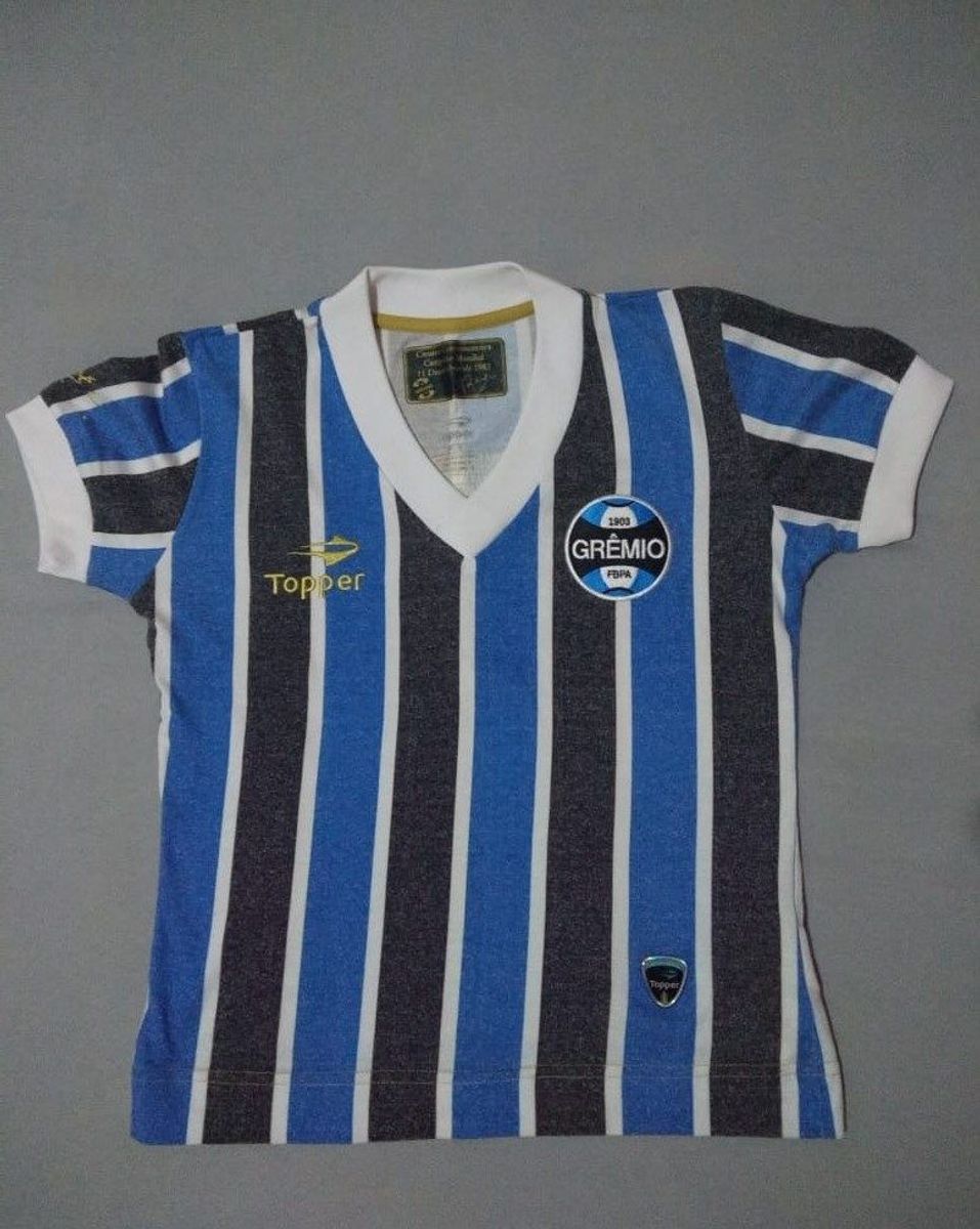 camisa do gremio feminina retro