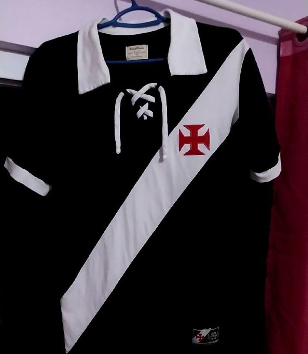 Camisa Retrô Vasco da Gama Cordinha - Camisas Retrô Mania