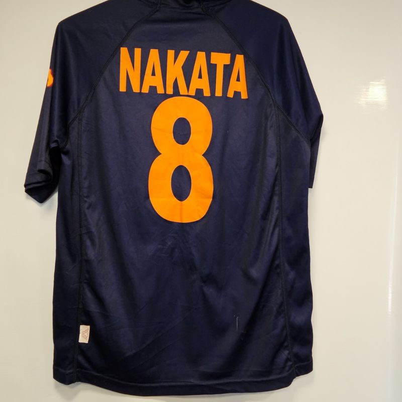 Camisa Roma 3rd 00-01 Nakata 8 Oficial Importada | Kappa Usado